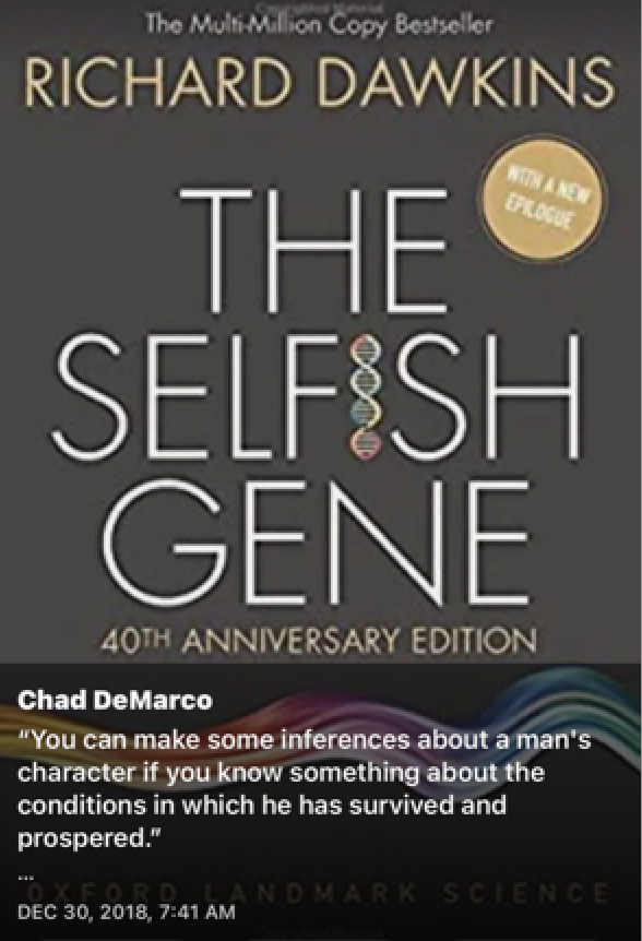 The Selfish Gene by Richard Dawkins